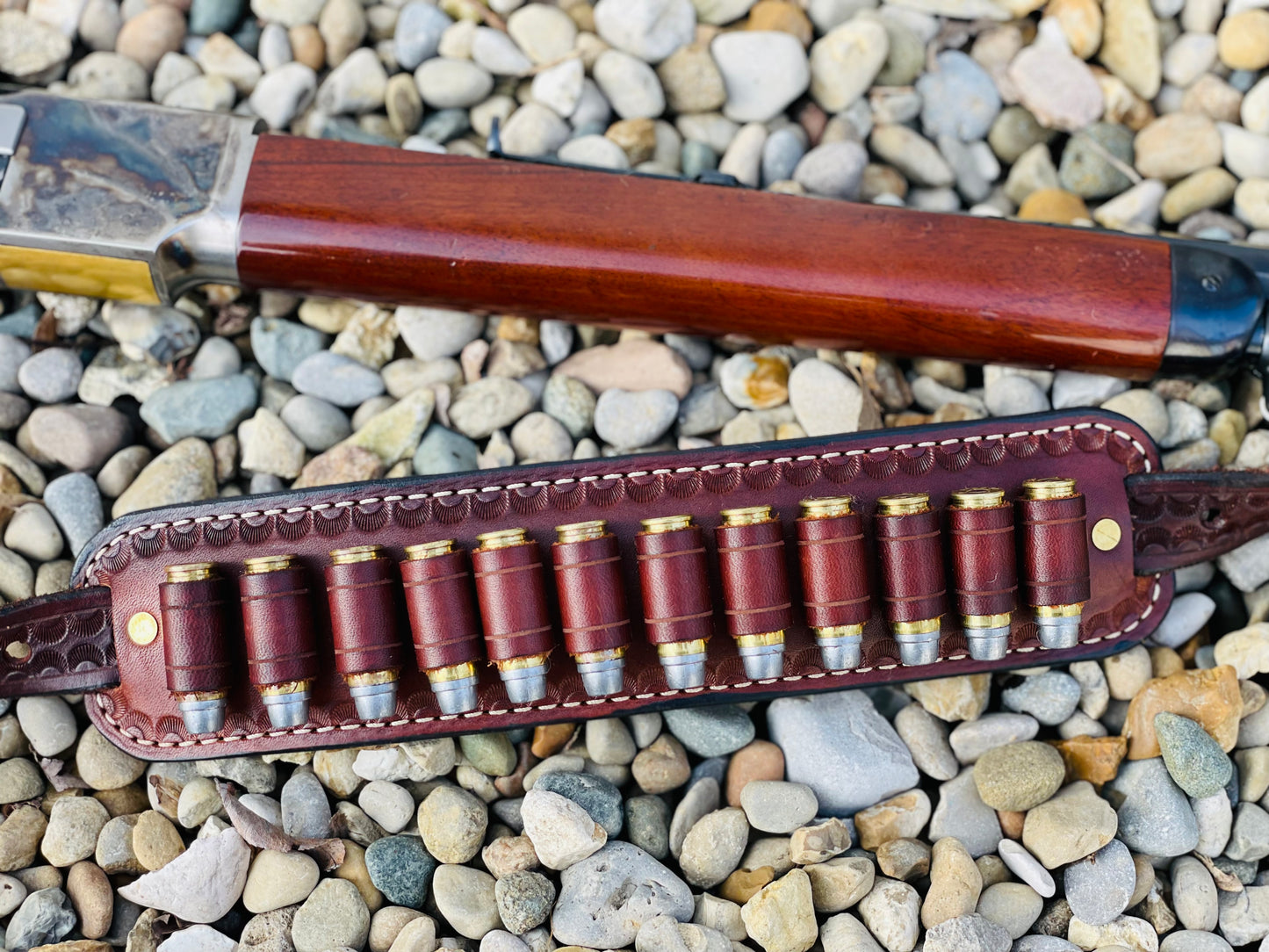 Henry Rifle Sling No Drill ADJUSTABLE Rifle sling with bullet loops