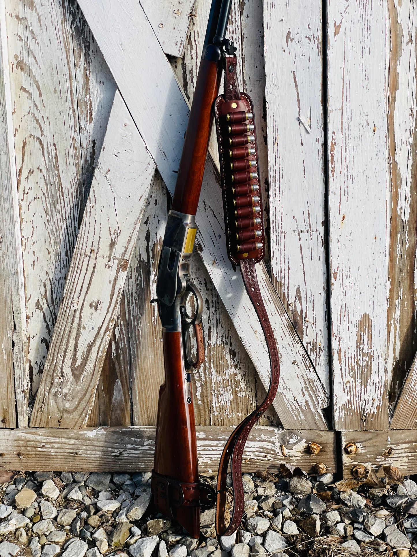 Henry Rifle Sling No Drill ADJUSTABLE Rifle sling with bullet loops