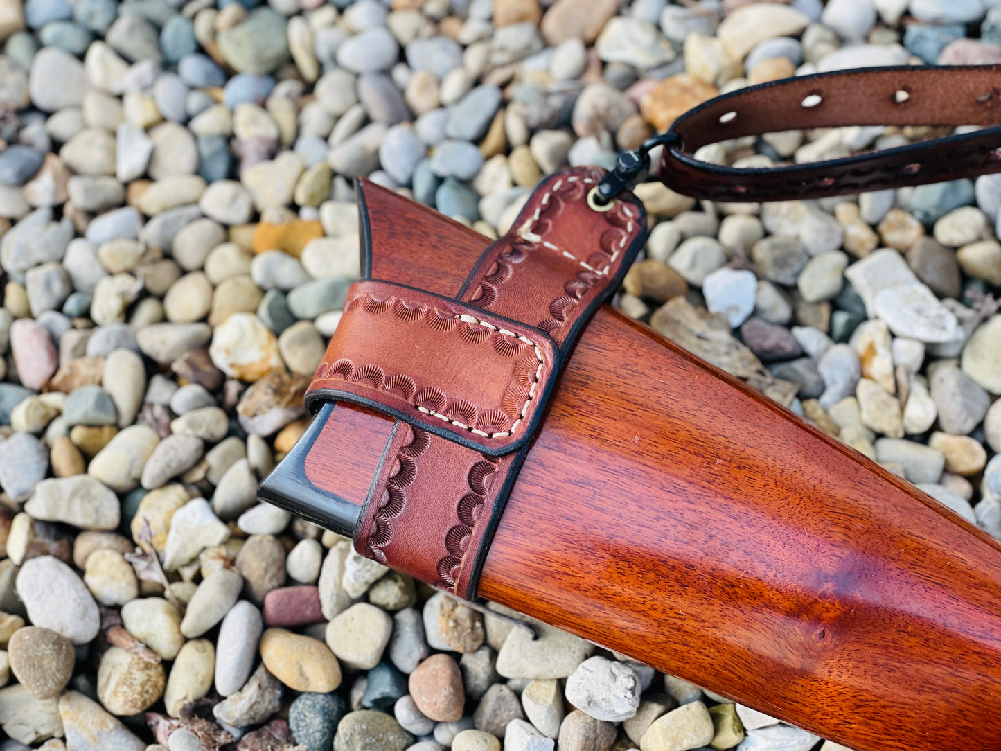 Henry Rifle Sling No Drill ADJUSTABLE Rifle sling with bullet loops