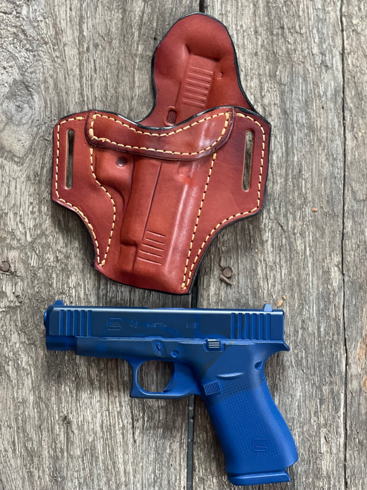 
                  
                    Pancake Holster Semi Auto holster pistol holster Choose the Make of your pistol Made in USA (Copy)
                  
                