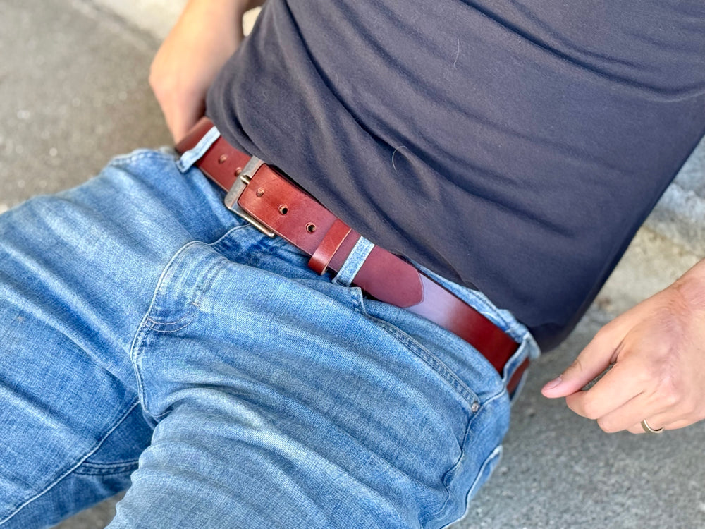 
                  
                    Lifetime leather belt 14 ounce full grain bridal leather belt
                  
                