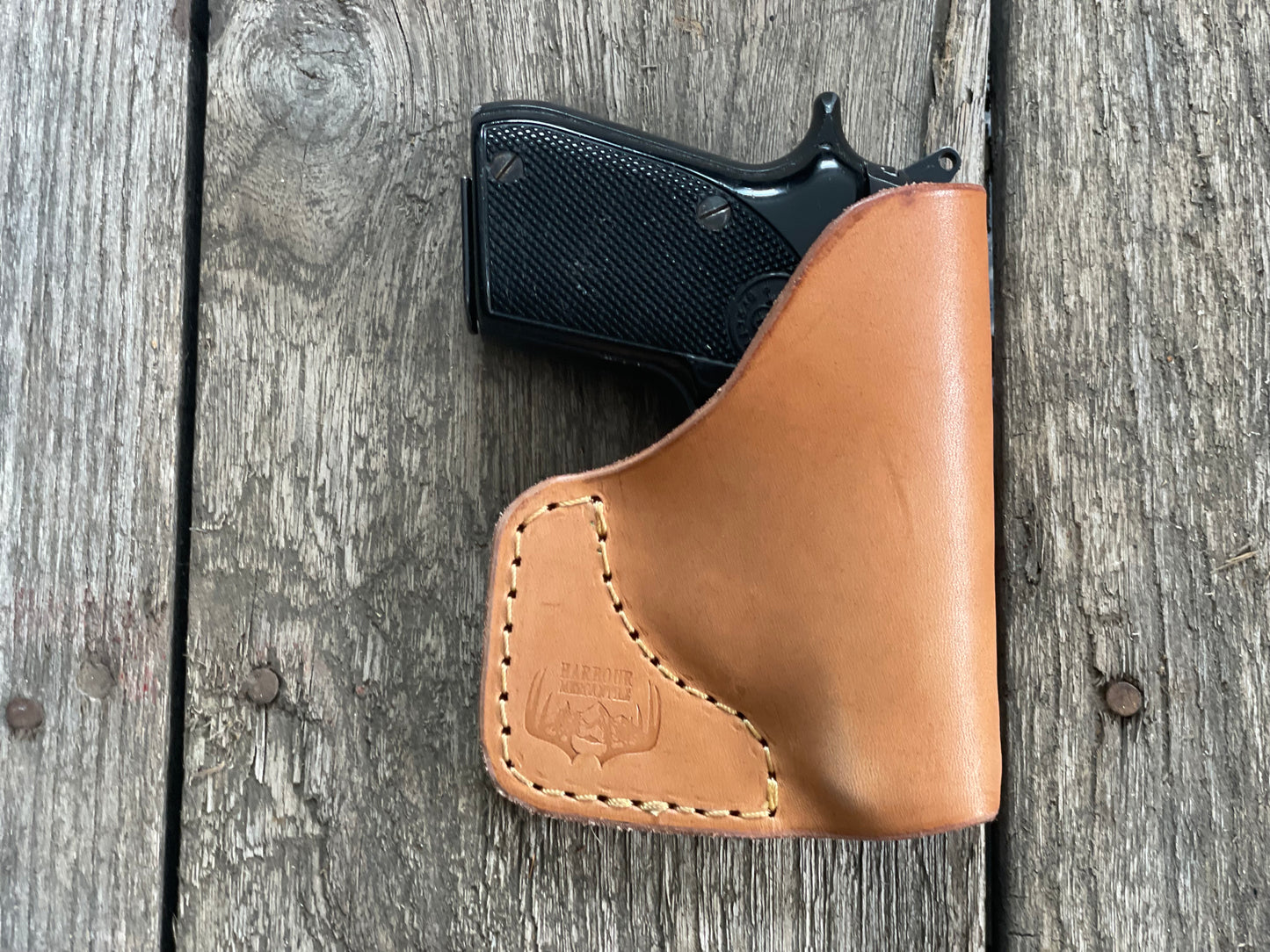 
                  
                    Beretta Bobcat Leather Pocket Holster USA made
                  
                