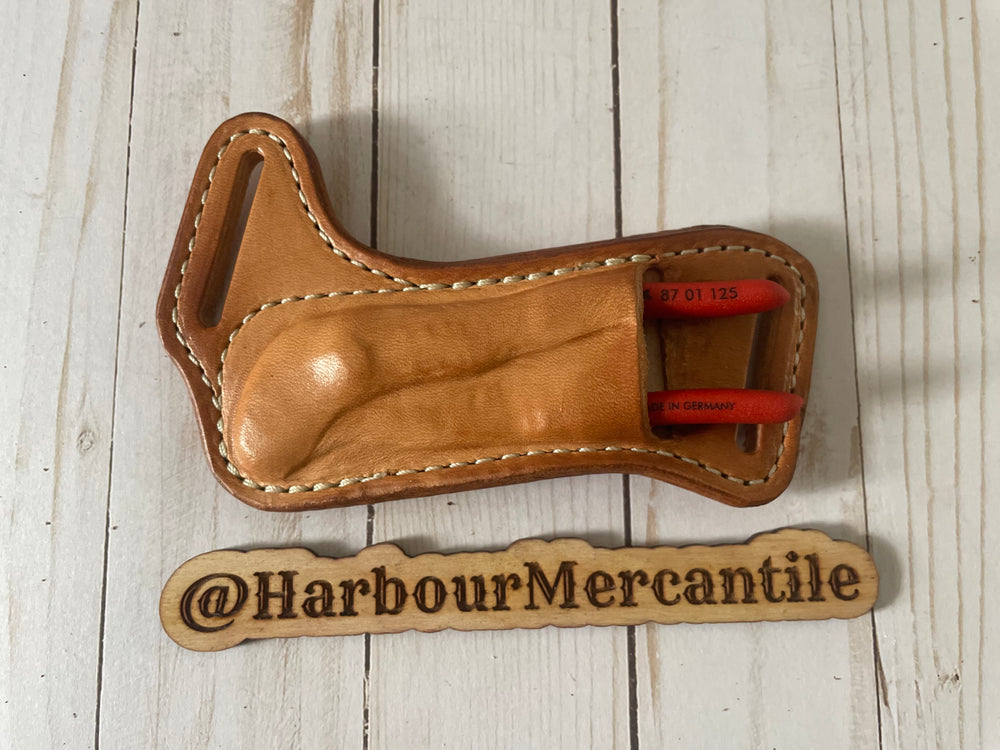 
                  
                    Channel lock sheath PLIER sheath knipex sheath Leather Tool Organizer with slide up hole Made in USA
                  
                