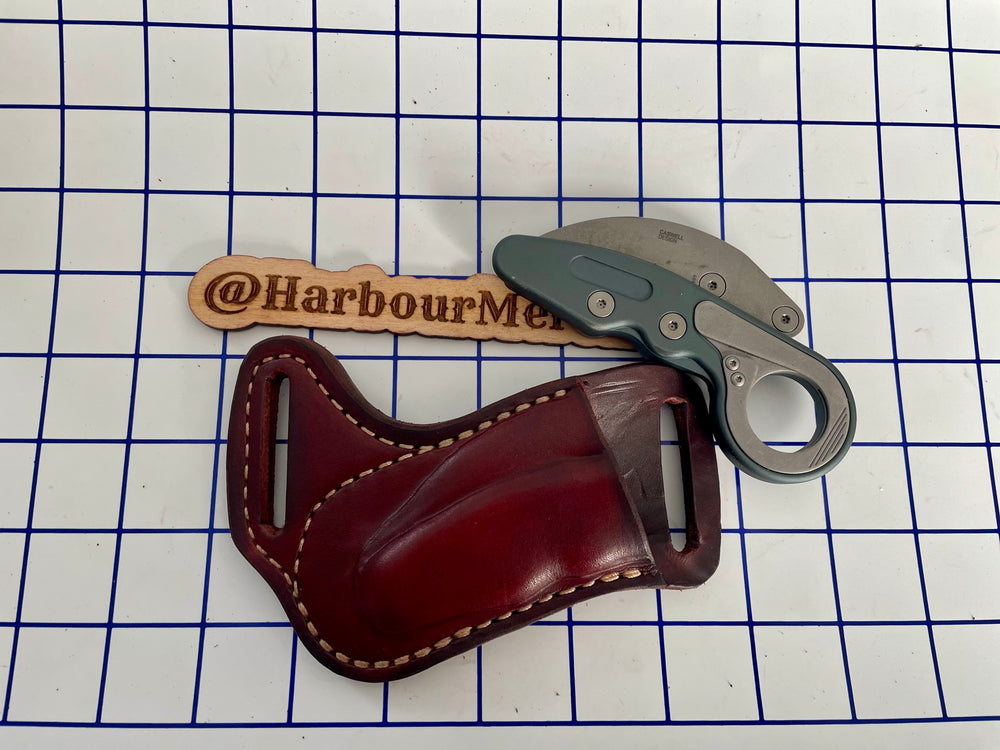 
                  
                    CRKT PROVOKE COMPACT LEATHER SHEATH tactical sheath provoke COMPACT sheath Made in USA (Copy)
                  
                