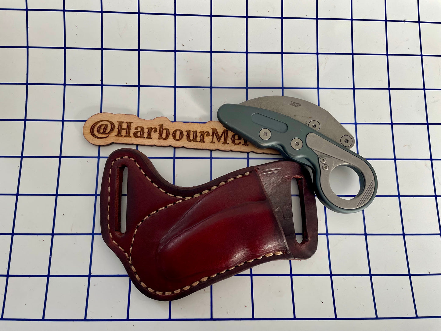 
                  
                    CRKT PROVOKE COMPACT LEATHER SHEATH tactical sheath provoke COMPACT sheath Made in USA (Copy)
                  
                