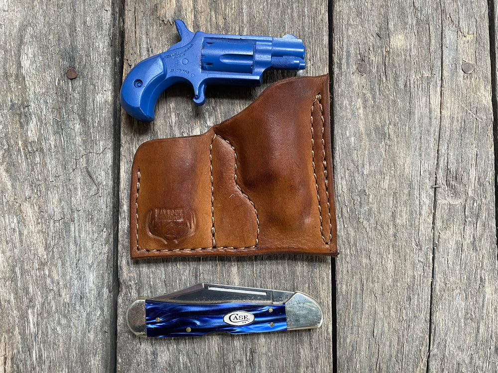 Inside Waistband (IWB) Holster For North American Arms NAA .22 Magnum Pug - Kydex Black