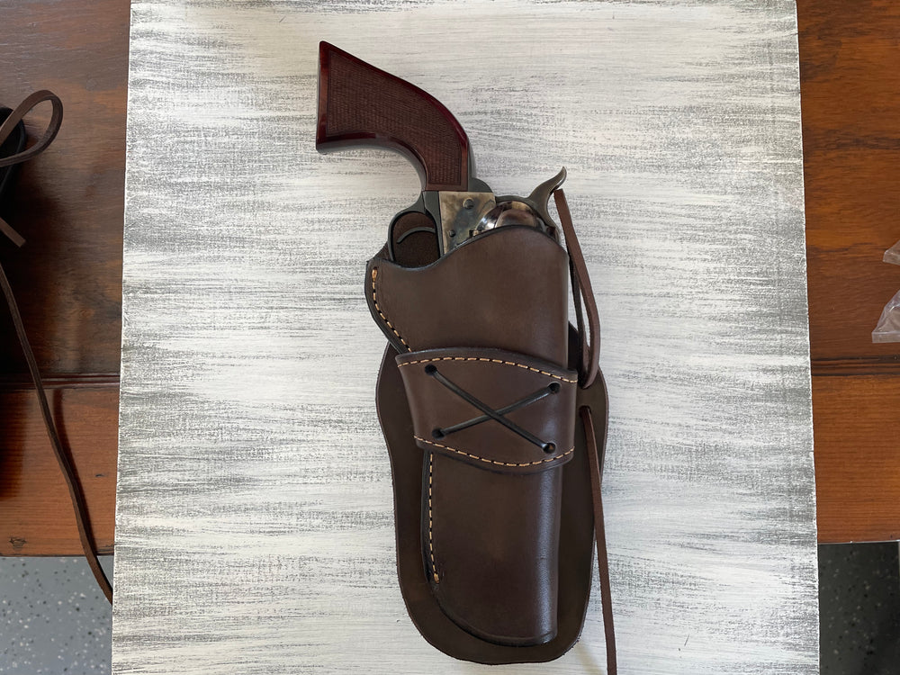 
                  
                    USA MADE  Handmade Herman Oak leather Cowboy Action holster LINED
                  
                