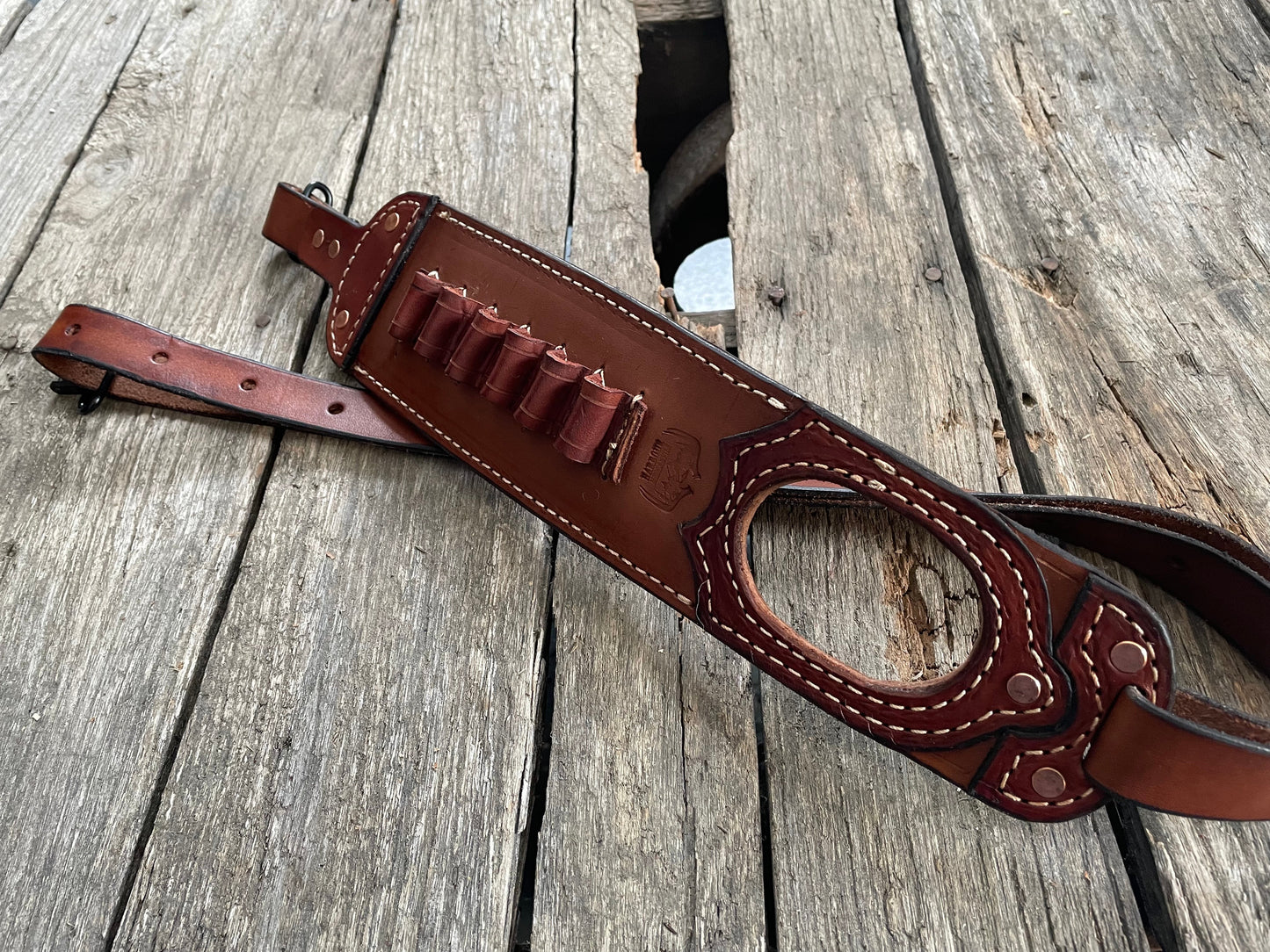 
                  
                    Shotgun Rifle sling with bullet loops
                  
                