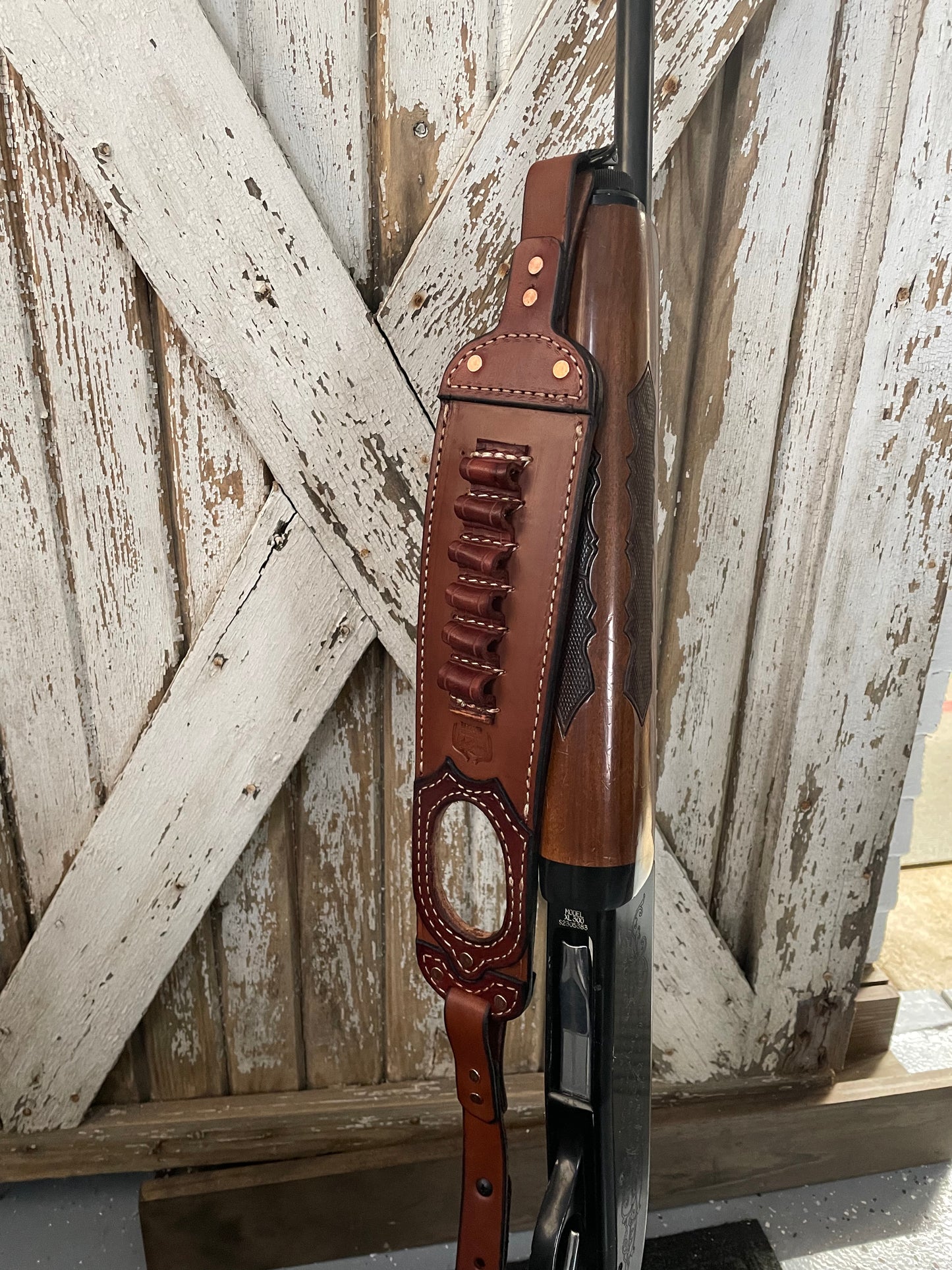 
                  
                    Shotgun Rifle sling with bullet loops
                  
                