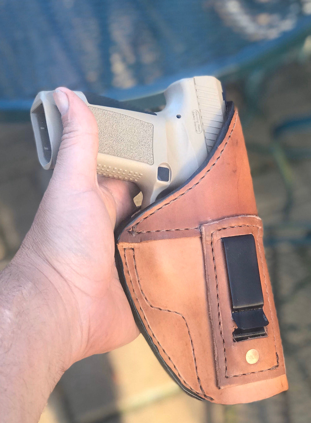 USA MADE Glock Canik Handmade leather holster small, medium, or large pistol holster