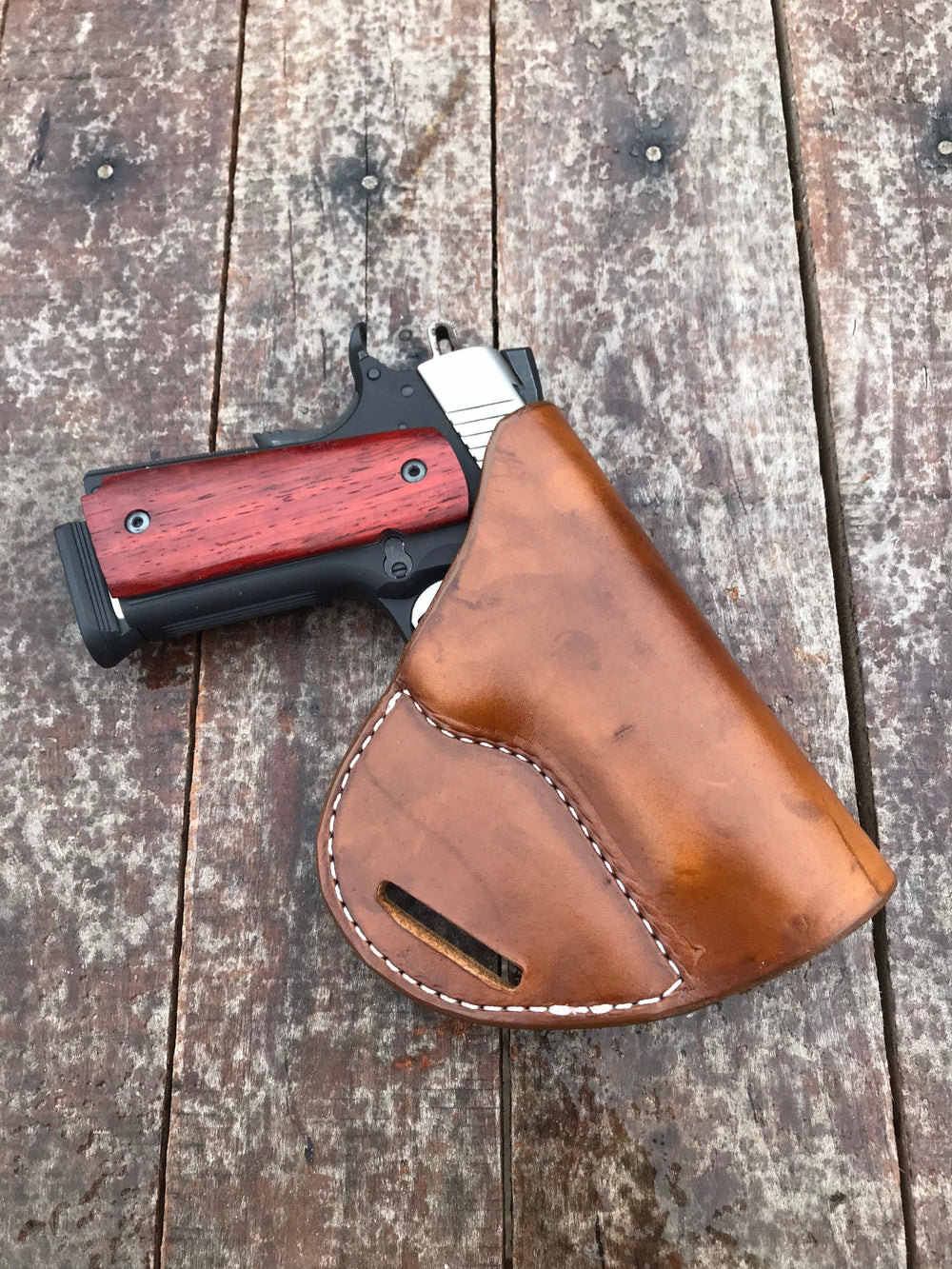 USA Handmade 1911 leather holster medium or large pistol 1911 holster 1911