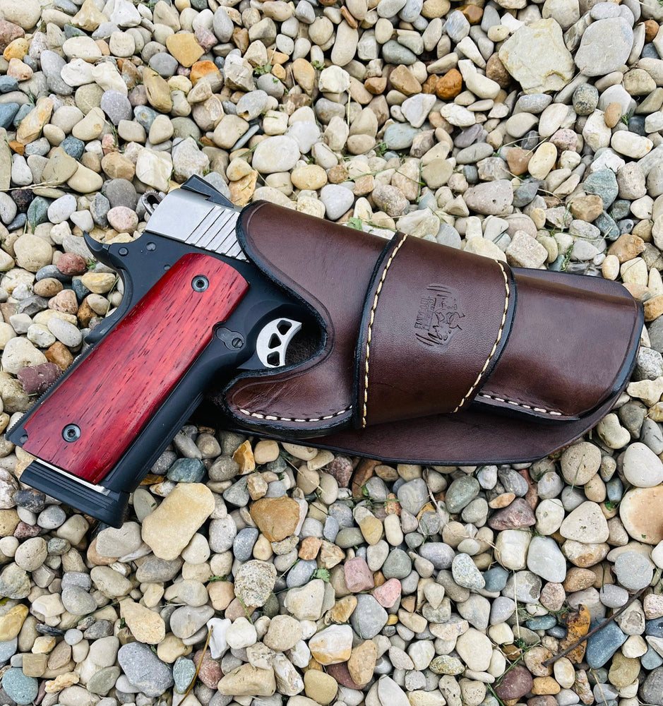 
                  
                    USA Handmade 1911 leather holster medium or large pistol 1911 holster 1911
                  
                