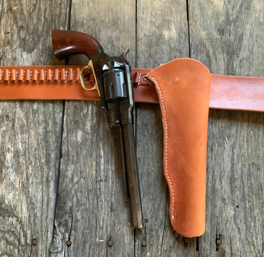 USA MADE The Gus 1883 As seen on 1883 Herman Oak leather Cowboy Belt and holster