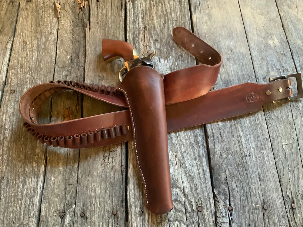 
                  
                    USA MADE The Gus 1883 As seen on 1883 Herman Oak leather Cowboy Belt and holster
                  
                