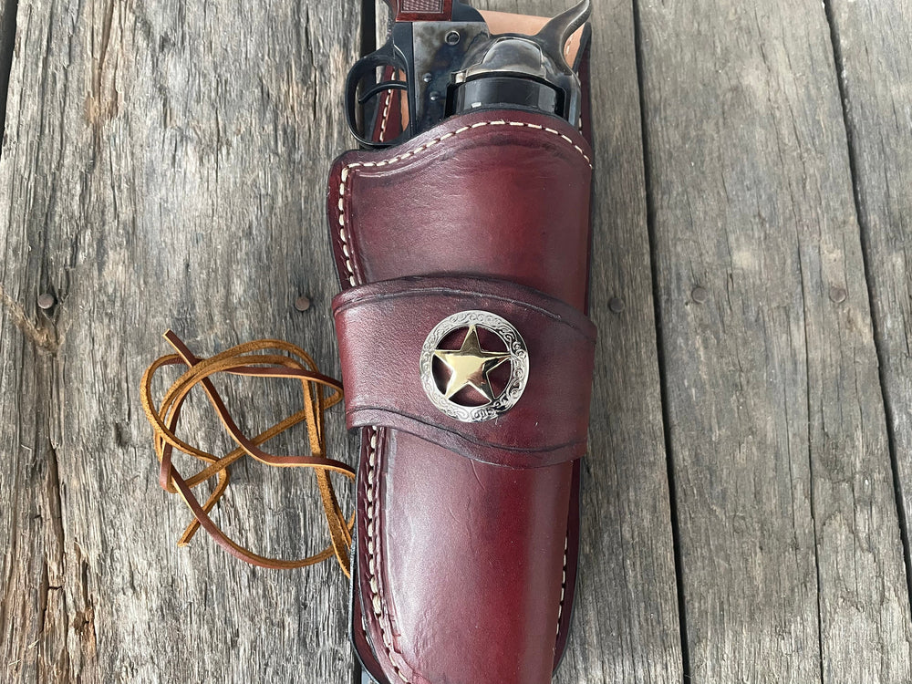 
                  
                    USA MADE Lawman Lined Handmade Herman Oak leather Cowboy holster
                  
                