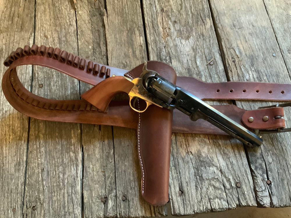 
                  
                    USA MADE The Gus 1883 As seen on 1883 Herman Oak leather Cowboy Belt and holster
                  
                