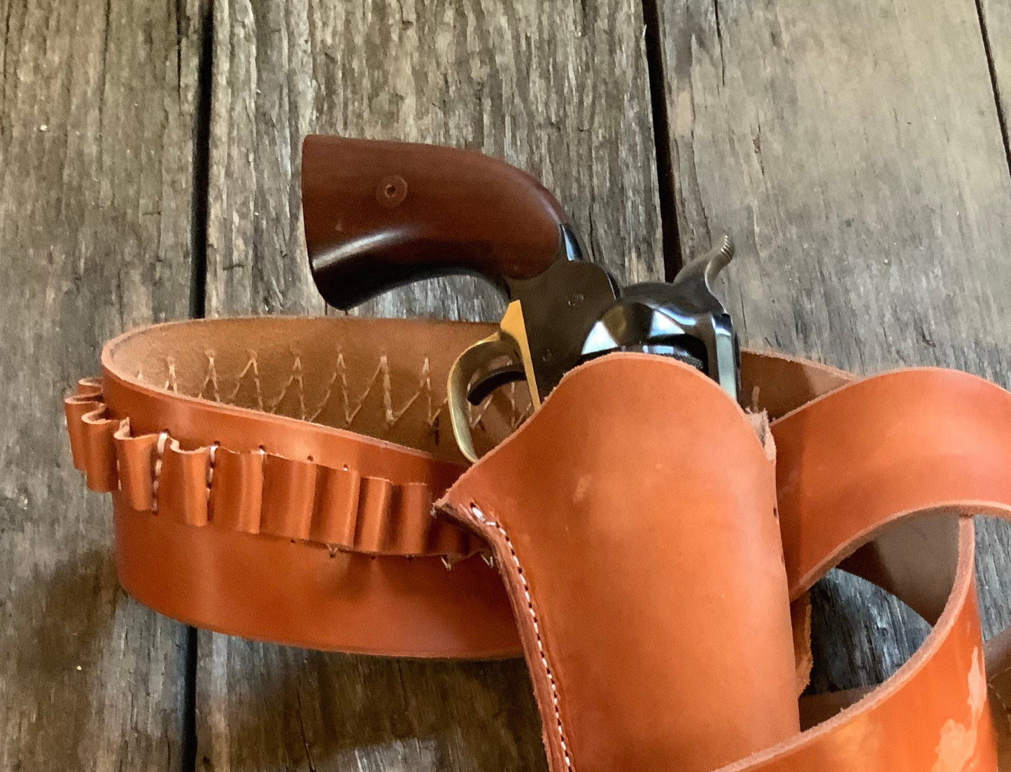 
                  
                    USA MADE The Gus 1883 As seen on 1883 Herman Oak leather Cowboy Belt and holster
                  
                