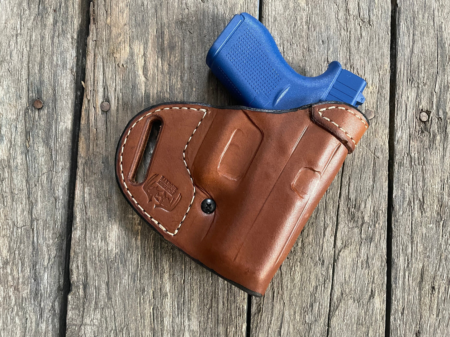 
                  
                    USA MADE  Glock 42 43, Handmade Herman Oak leather holster compact pistol holster
                  
                