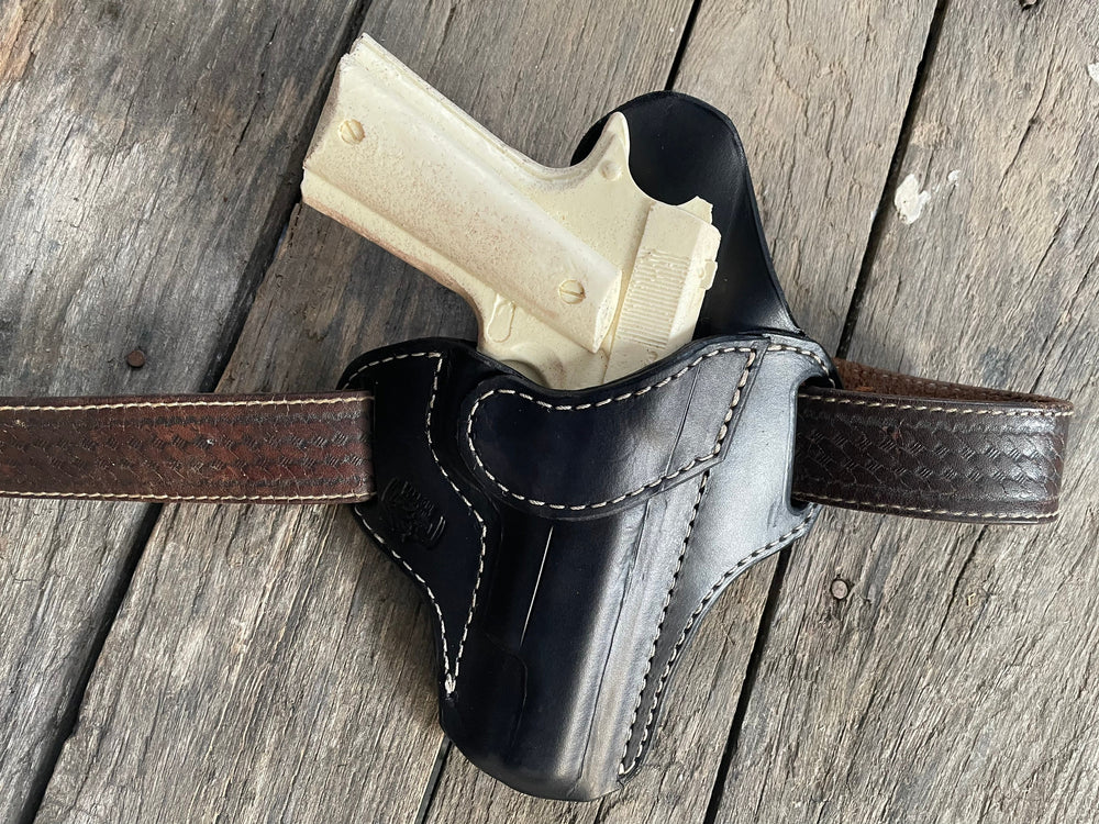 USA MADE 1911 Wetformed Handmade Herman Oak leather holster 1911 pistol holster 1911