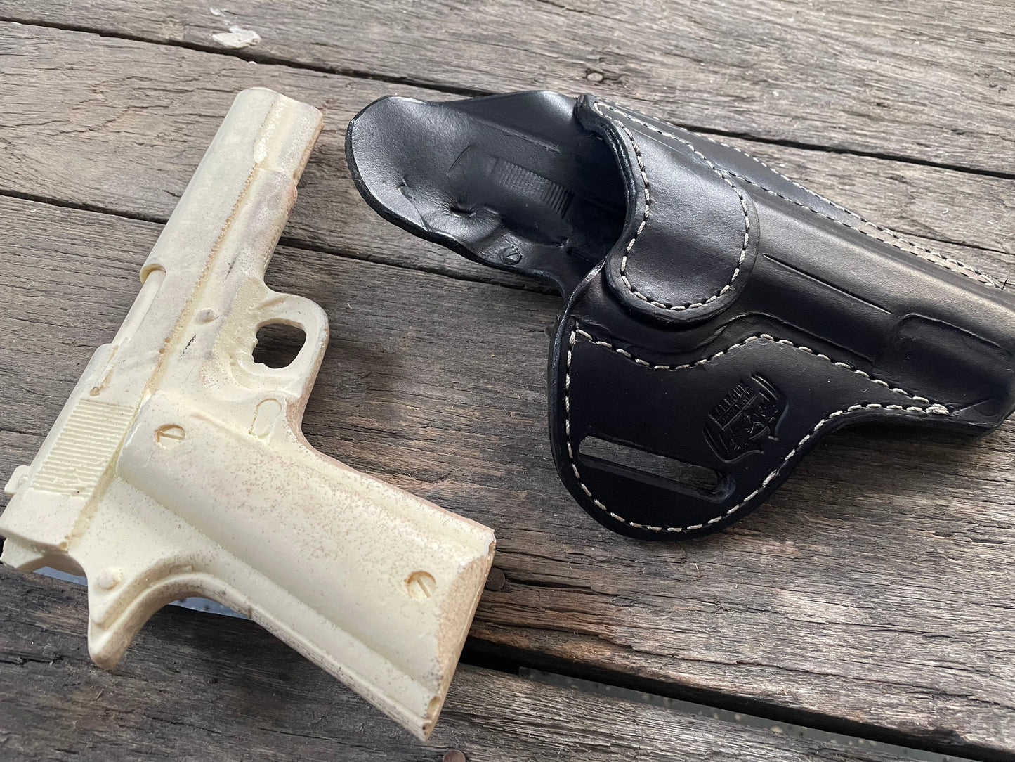 
                  
                    USA MADE 1911 Wetformed Handmade Herman Oak leather holster 1911 pistol holster 1911
                  
                